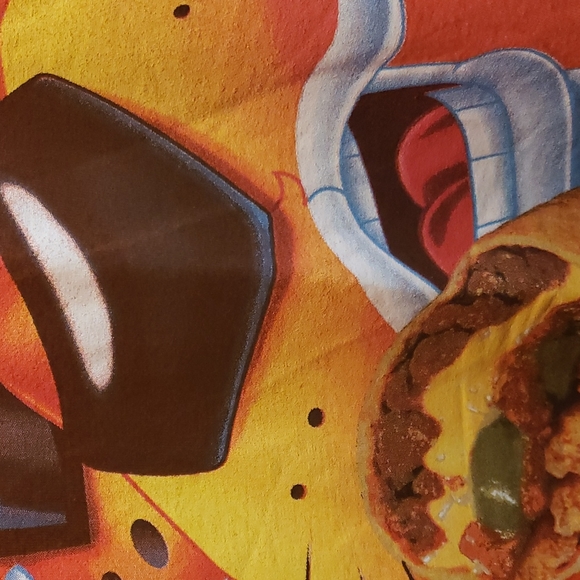 Vintage Rare Chester Cheetah Cheetos t-shirt 2014 Taco Johns Flaming hot… - Picture 9 of 10